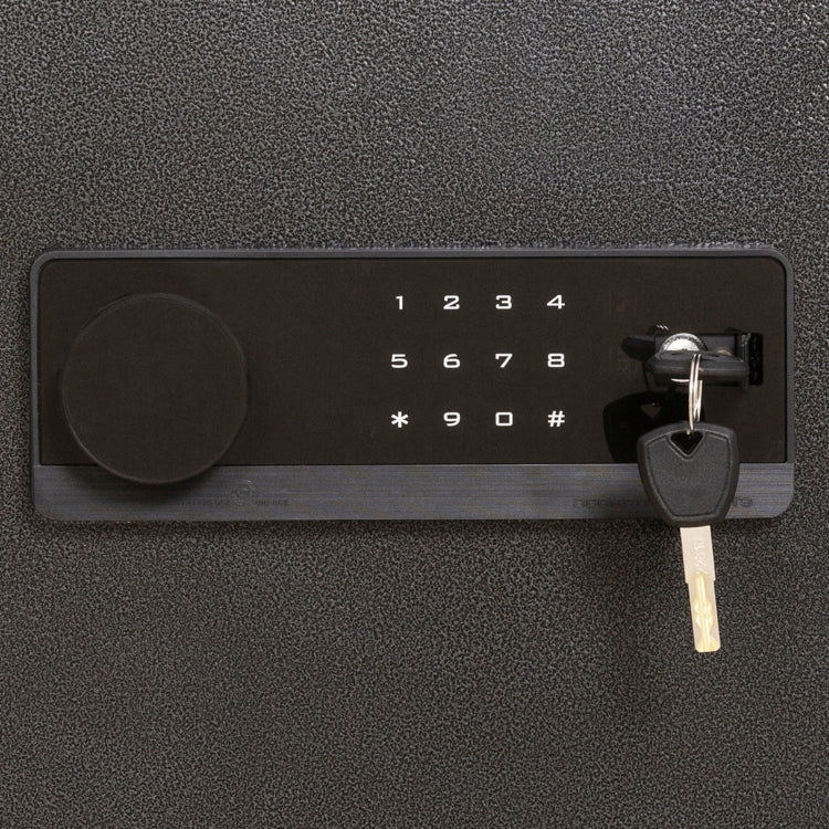 [US Warehouse] 1.28 Cubic Feet Home Office Double Safety Key Lock Digital Security Safe Box