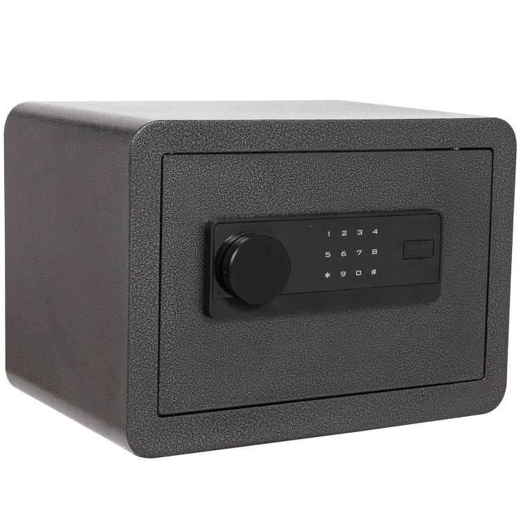 [US Warehouse] 0.62 Cubic Feet Home Office Double Safety Key Lock Digital Security Safe Box