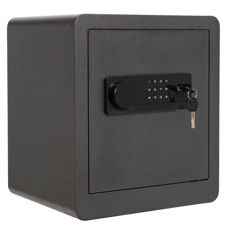 [US Warehouse] 1.5 Cubic Feet Home Office Double Safety Key Lock Digital Security Safe Box