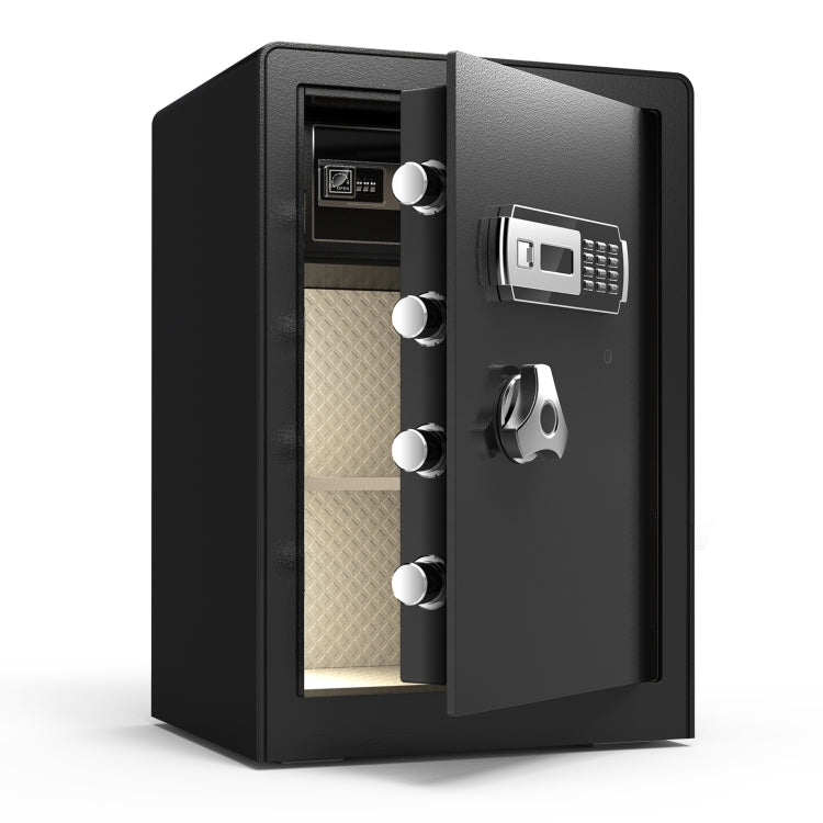 [US Warehouse] 2.3 Cubic Feet Home Security Large Safety Box with Separate Lock Box & Bottom Compartment & Induction Light