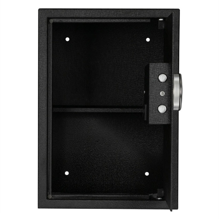 [US Warehouse] Home Use Electronic Password Steel Plate Safe Box with FS500 Fingerprint Unlock, Size: 13.8x13x19.7 inch