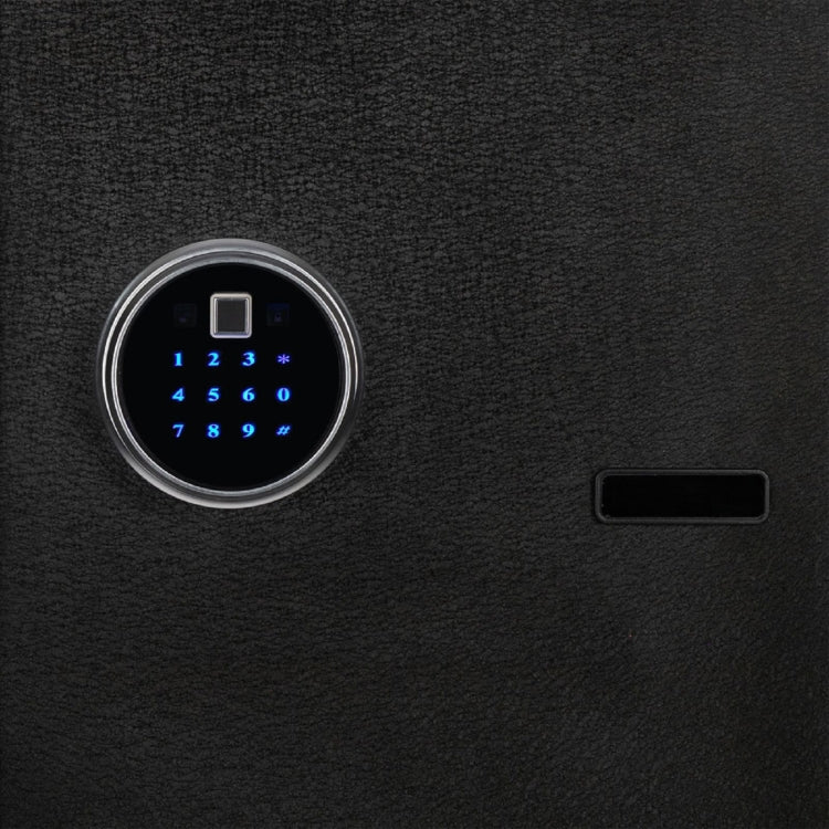 [US Warehouse] Home Use Electronic Password Steel Plate Safe Box with FS500 Fingerprint Unlock, Size: 13.8x13x19.7 inch