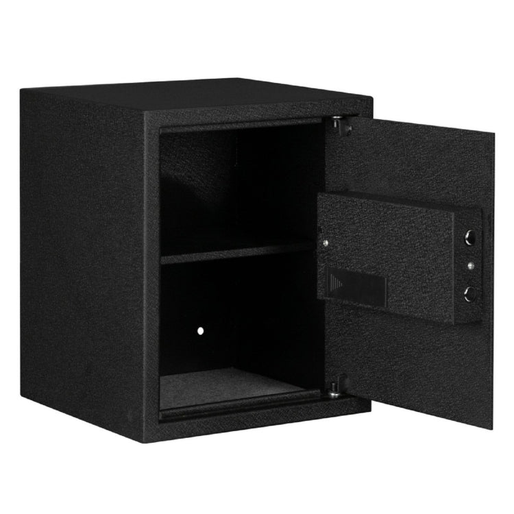 [US Warehouse] Home Use Electronic Password Steel Plate Safe Box with FS419 Fingerprint Unlock, Size: 13.8x13x16.5 inch