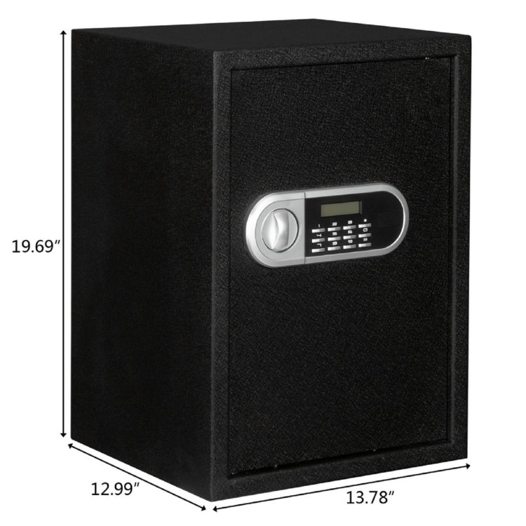 [US Warehouse] Home Use Electronic Password Steel Plate Safe Box, Size: 13.8x13x19.7 inch