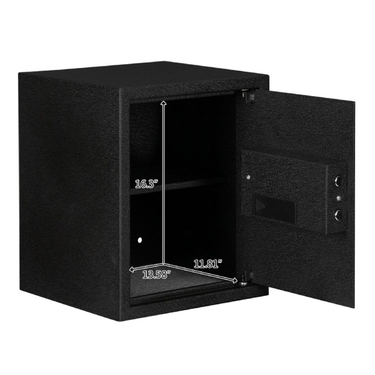 [US Warehouse] Home Use Electronic Password Steel Plate Safe Box, Size: 13.8x13x16.5 inch
