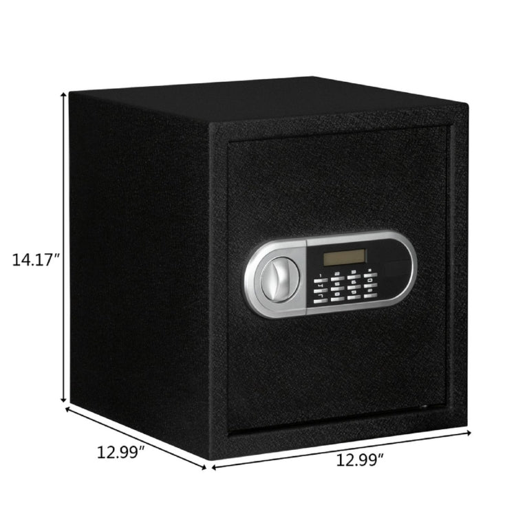 [US Warehouse] Home Use Electronic Password Steel Plate Safe Box, Size: 13x13x14.2 inch