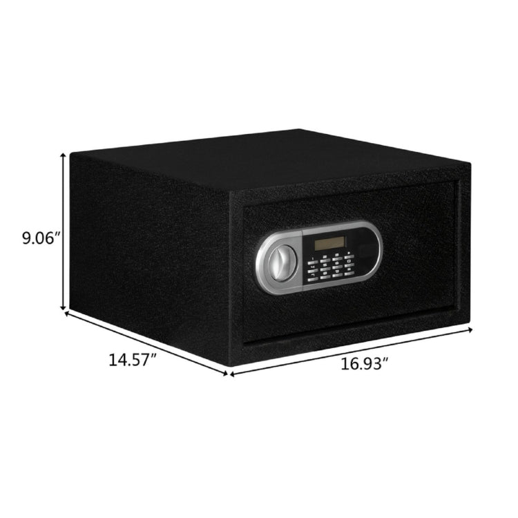 [US Warehouse] Home Use Electronic Password Steel Plate Safe Box, Size: 16.93x14.57x9.06 inch