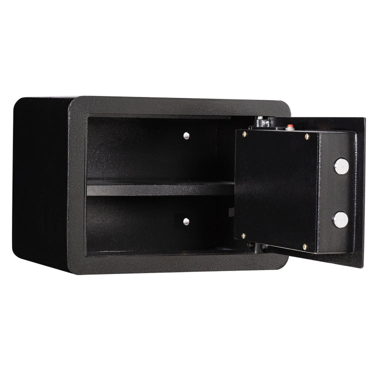 [US Warehouse] 0.62 Cubic Feet Biometric Fingerprint Security Safe Box for Homes, Hotels, Dormitories and Offices