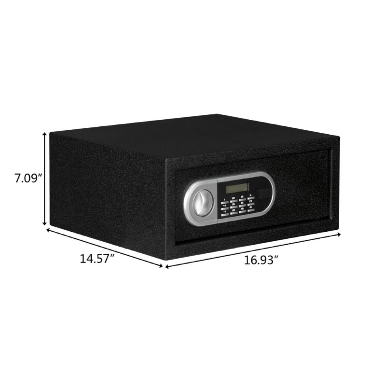 [US Warehouse] Home Use Electronic Password Steel Plate Safe Box, Size: 16.93x14.57x7.09 inch