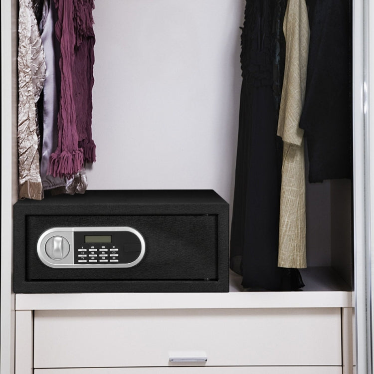 [US Warehouse] Home Use Electronic Password Steel Plate Safe Box, Size: 16.93x14.57x7.09 inch