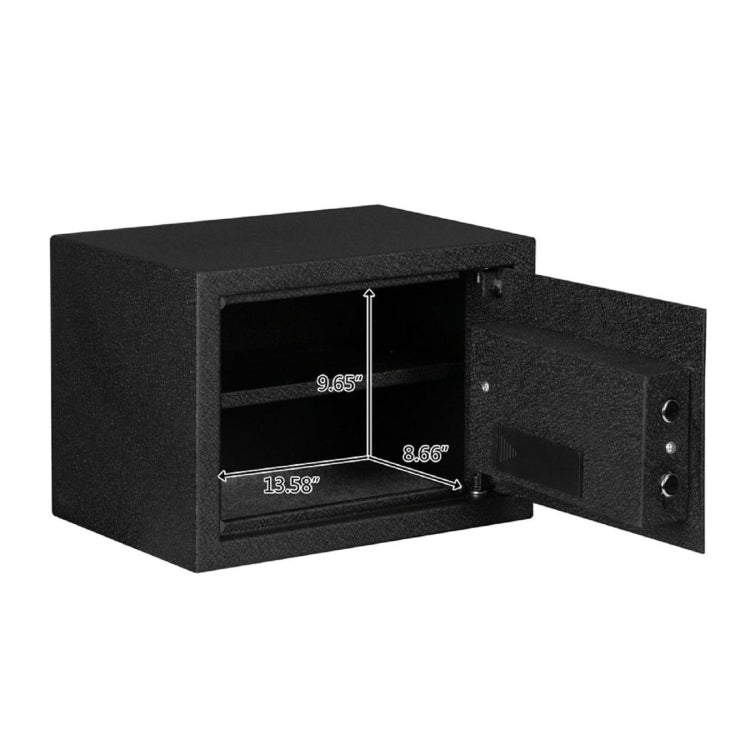 [US Warehouse] Home Use Electronic Password Steel Plate Safe Box, Size: 13.8x9.8x9.8 inch