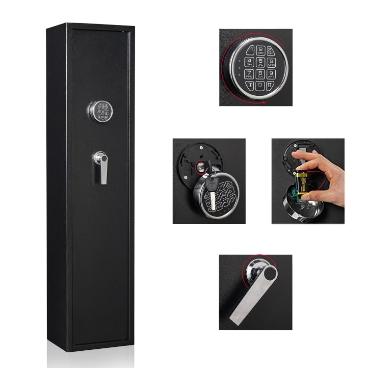 [US Warehouse] 55.12 inches Digital Gun Safe 4 Position Rifle Safe