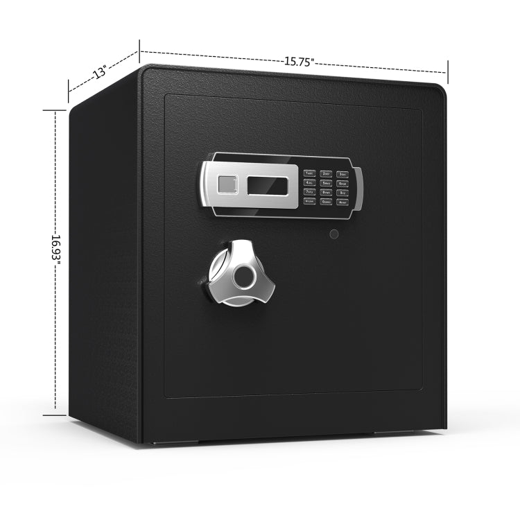 [US Warehouse] 1.7 Cubic Feet Solid Alloy Steel Digital Security Safe Box