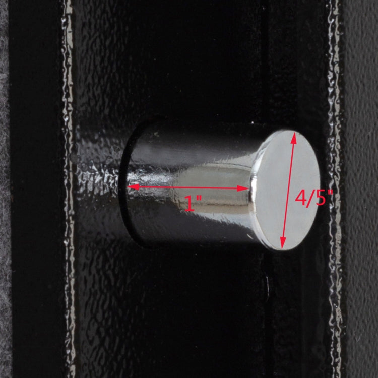 [US Warehouse] Larger and Deeper Metal Rifle Safe Security Cabinet with Removeable Shelf