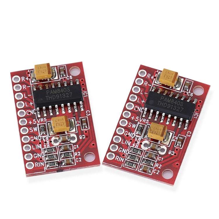 2 PCS LandaTianrui LDTR-WG0126 3W Audio Amplifier Board (Red)