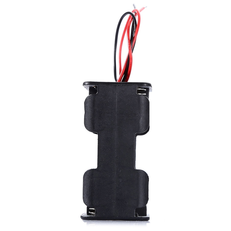 LandaTianrui LDTR-DJ003 6 x AA Batteries Case Storage Holder with 15cm Cable for Arduino(Black)