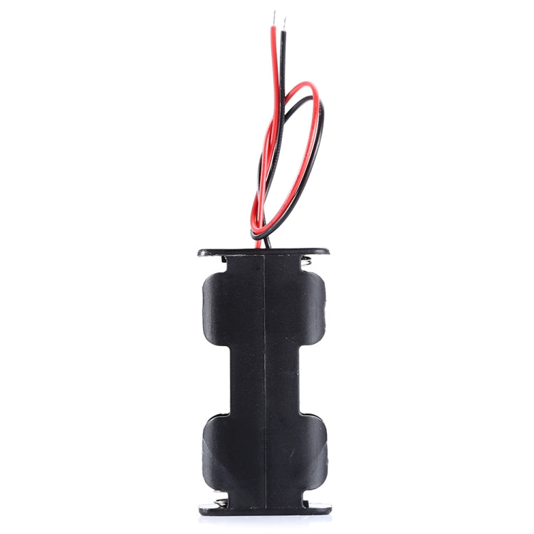 LandaTianrui LDTR-DJ002 6V 4 x AA Batteries Case Storage Holder with 18cm Cable for Arduino (Black)