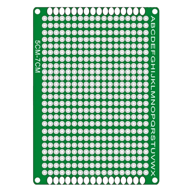 5 PCS LandaTianrui LDTR - WG032 / D2 Double-sided Glass Fiber Prototyping Breadboard PCB Board, Size: 5 x 7cm
