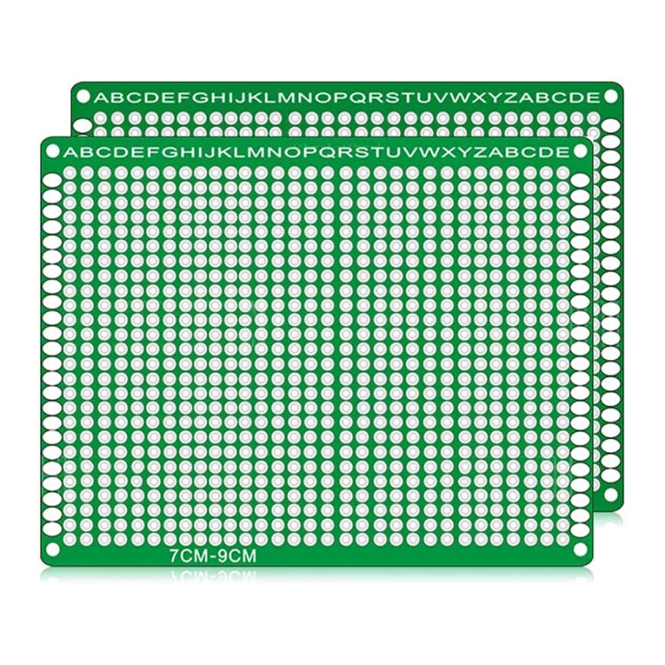 2 PCS LandaTianrui LDTR - WG032 / D3 Double-sided Glass Fibre Breadboard PCB Prototype Board, Size: 7 x 9cm