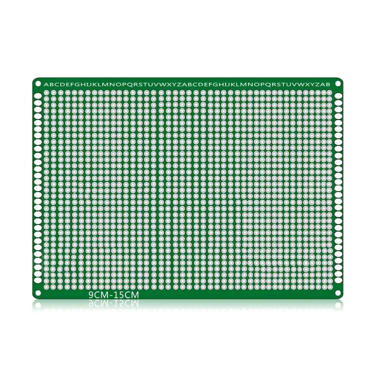 2 PCS LandaTianrui LDTR - WG032 / D4 Double-sided Glass Fibre Breadboard PCB Prototype Board, Size: 9 x 15cm
