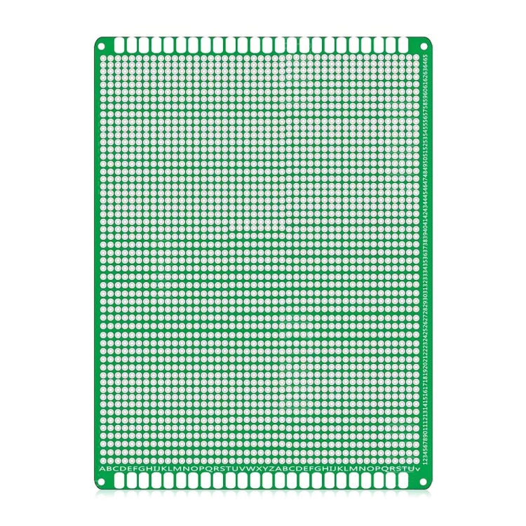 2 PCS LandaTianrui LDTR - WG032 / D5 Double-sided Glass Fiber Prototyping Breadboard PCB Board, Size: 12 x 18cm