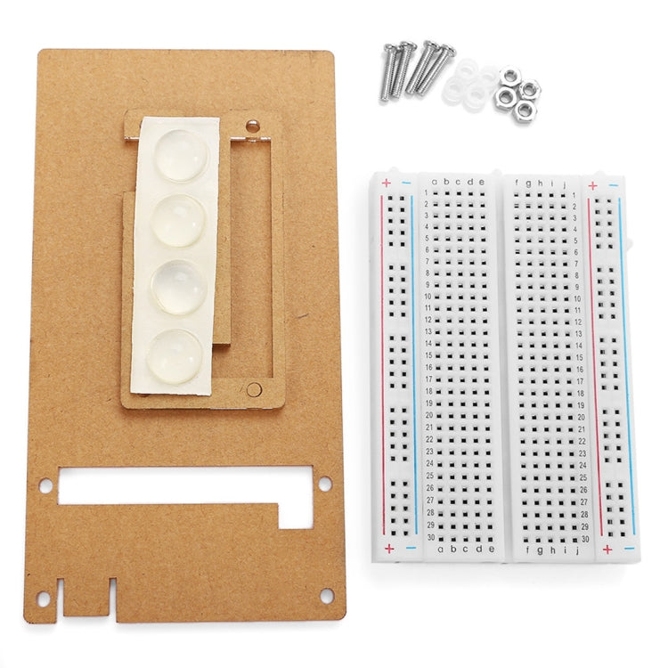 LDTR - PJ010 Experimental Platform for Raspberry Pi Zero w / Breadboard(Transparent)