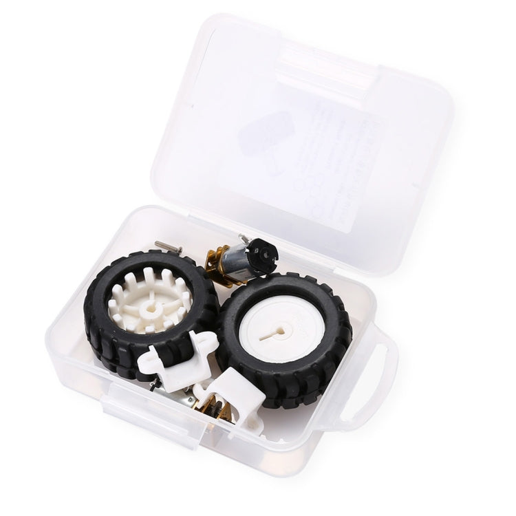 LandaTianrui LDTR - DT N20 DC Gear Motor + Rubber Wheel for Arduino Smart Car