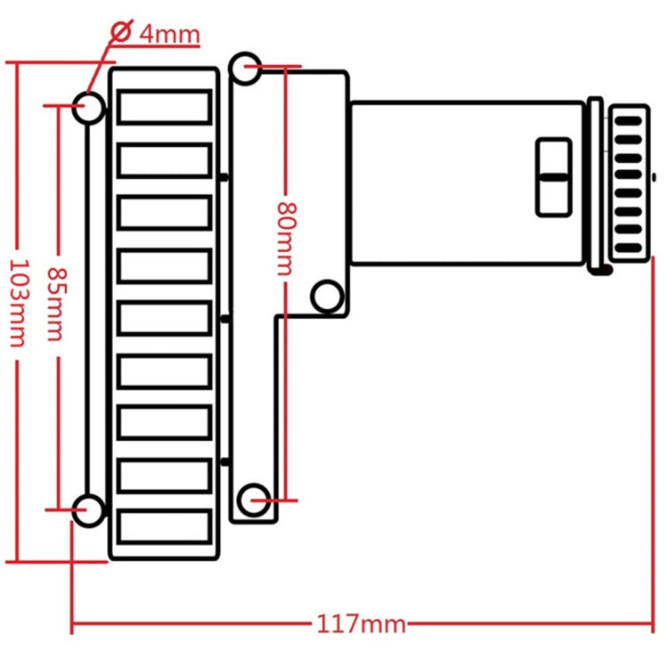 TS - 59 Arduino Tracked Robot Set with Motor & Cooling Fan