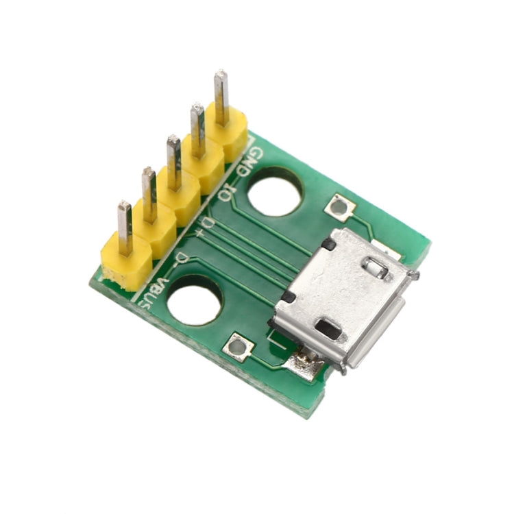 DIY Micro USB Interface to 2.54mm DIP 5P Adapter Module