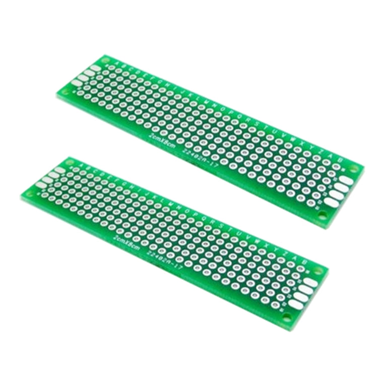 7 in 1 20 x 80mm Double Sided Printed Circuit Board with 40 Pin Header Kit for DIY Project