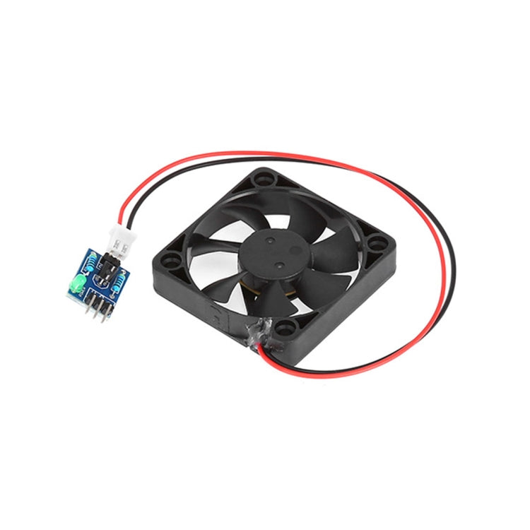 LDTR - B00012 Motor Speed Regulating Fan Module with Driving Board for Arduino DIY Project - Blue and Black