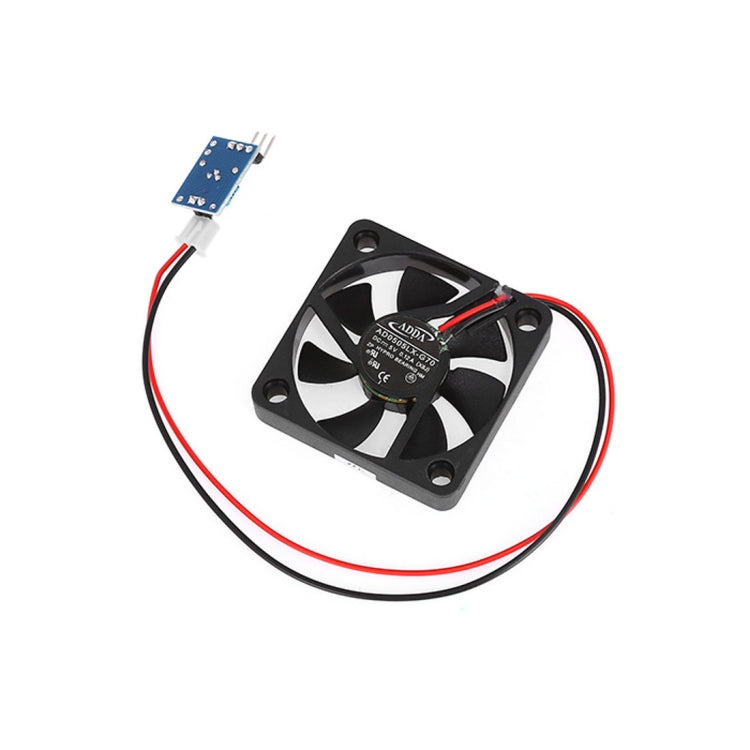 LDTR - B00012 Motor Speed Regulating Fan Module with Driving Board for Arduino DIY Project - Blue and Black