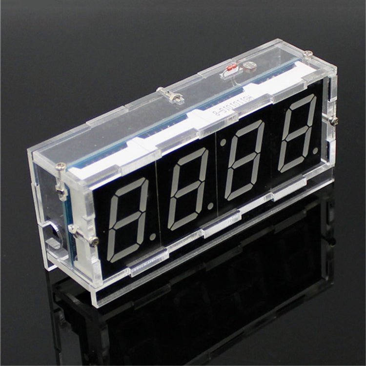 SZ-0001 Microcontroller LED Digital Clock DIY Kit Set - Colormix