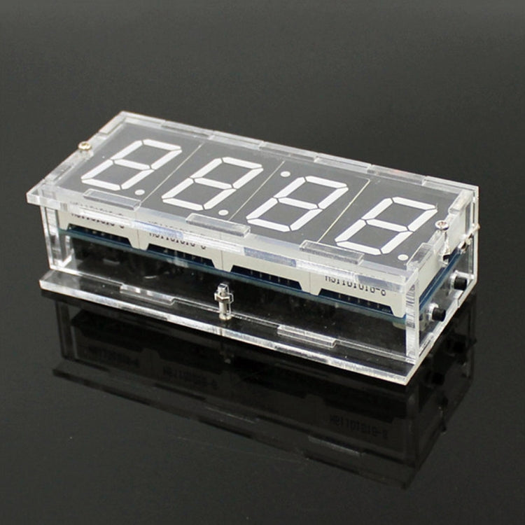 SZ-0001 Microcontroller LED Digital Clock DIY Kit Set - Colormix