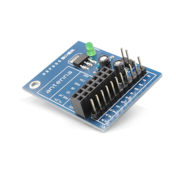 14 Pin NRF905 Wireless Module with AMS1117 3.3V Stable Chip Socket Adapter Plate Board Converter DIY for Arduino - Blue