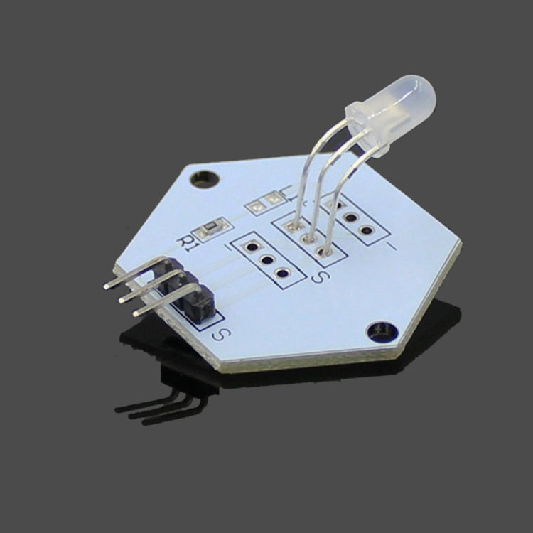 LDTR - 0011 5mm RGB LED Module Red / Green Two-color Common Cathode for Arduino - White