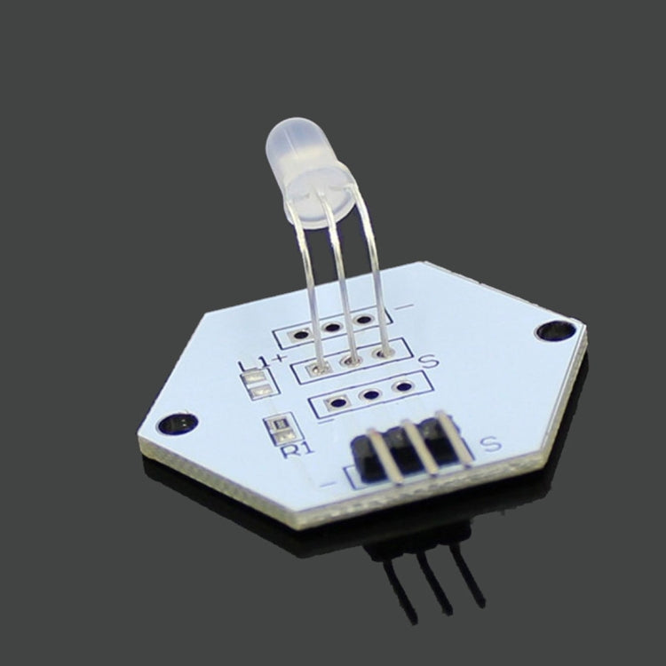 LDTR - 0011 5mm RGB LED Module Red / Green Two-color Common Cathode for Arduino - White