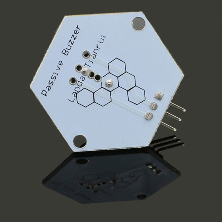 LDTR - 0020 Digital Passive Buzzer Module DC 3.3 - 5V Electromagnetic Sensor for Arduino  -  White and Black