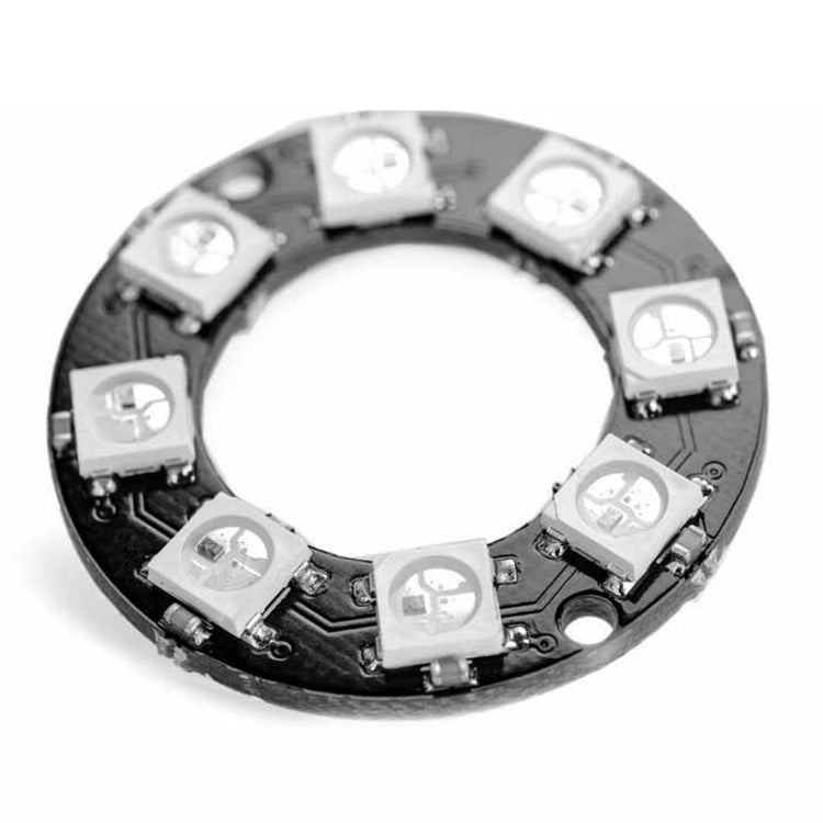 LDTR - Y0008 WS2812B 5050 RGB LED Smart RGB Ring 32mm 8 Bit for Arduino -  Black