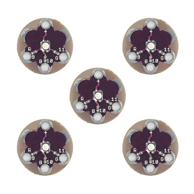 5 PCS LDTR - LB0003 LED RGB Light Module for Arduino  -  Purple