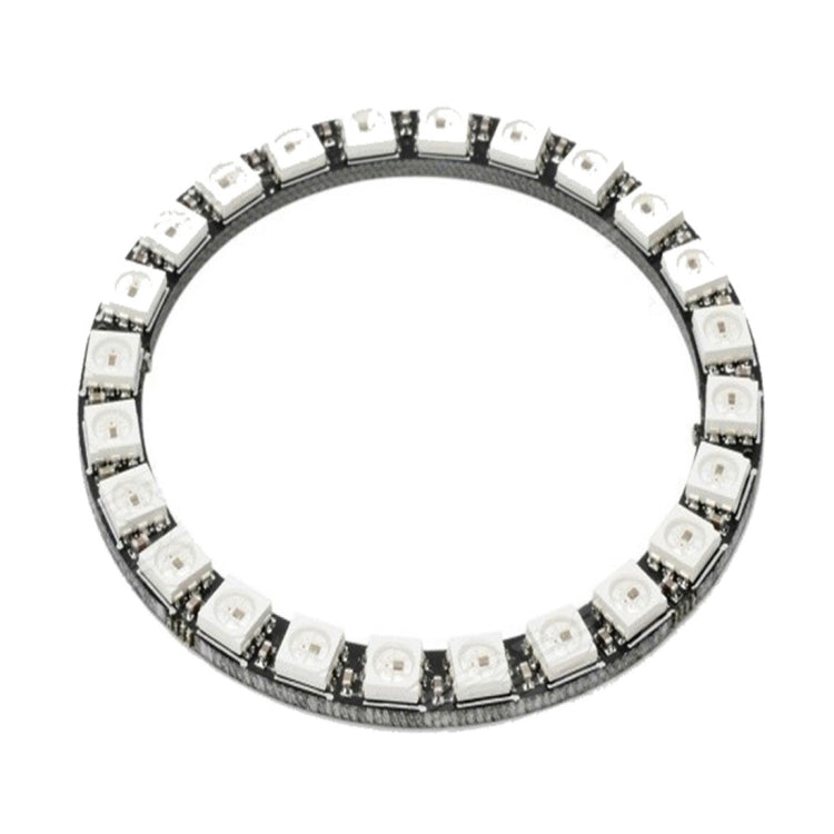 LDTR - Y00024 WS2812B 5050 LED Smart RGB Ring 66mm 24 Bit for Arduino -  Black