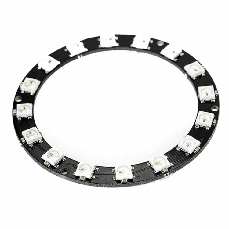 LDTR - Y00016 WS2812B 5050 LED Smart RGB Ring 68mm 16 Bit for Arduino -  Black