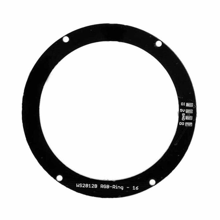 LDTR - Y00016 WS2812B 5050 LED Smart RGB Ring 68mm 16 Bit for Arduino -  Black