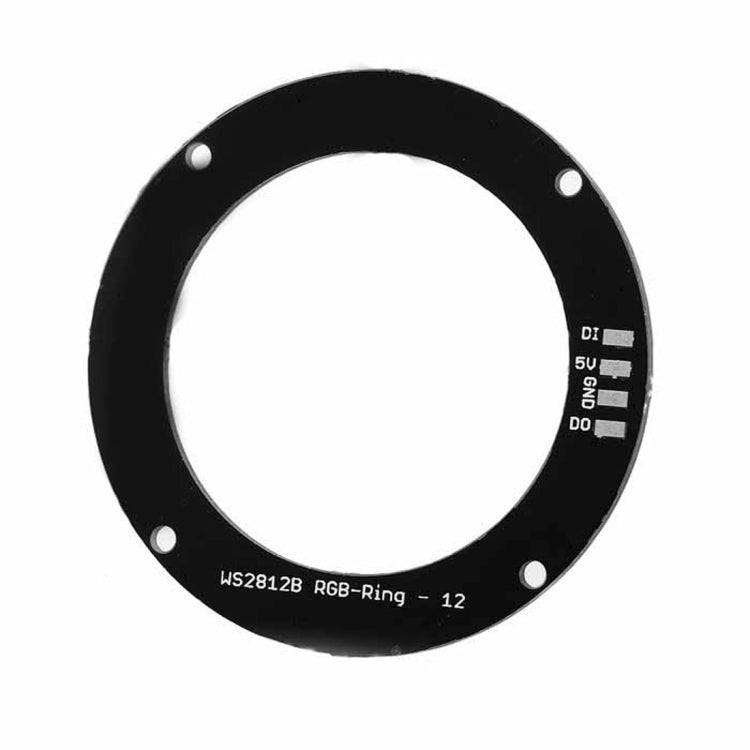 LDTR - Y00012 WS2812B 5050 LED Smart RGB Ring 50mm 12 Bit for Arduino -  Black