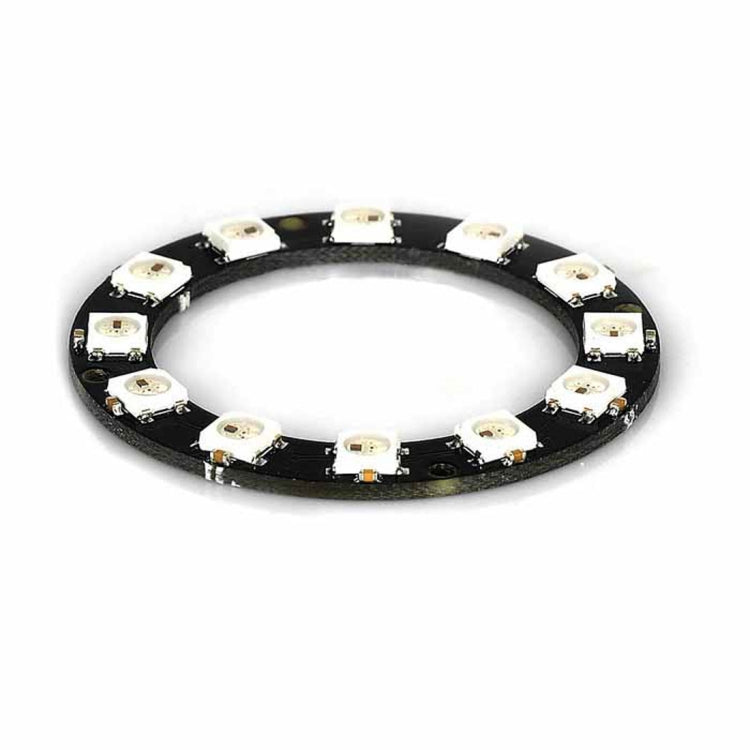 LDTR - Y00012 WS2812B 5050 LED Smart RGB Ring 50mm 12 Bit for Arduino -  Black