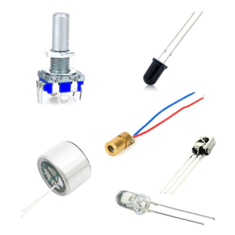 TB - 0006 Sensor Module Set for DIY Project (TB - 0006 Transducer + Resistor + LED + Switch + Nixie Tube)