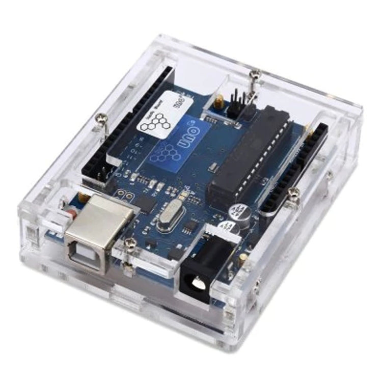 UNO R3 ATMEGA328 Development Board with Protective Case for Arduino