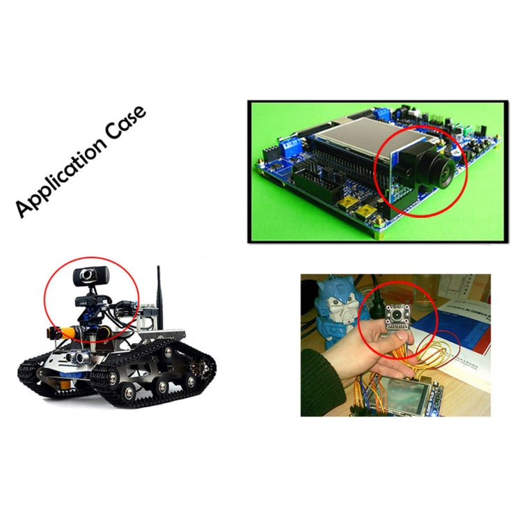 YT - 0002 2-axis FPV Camera Cradle Head with OV7670 Camera for Robot / R / C Car