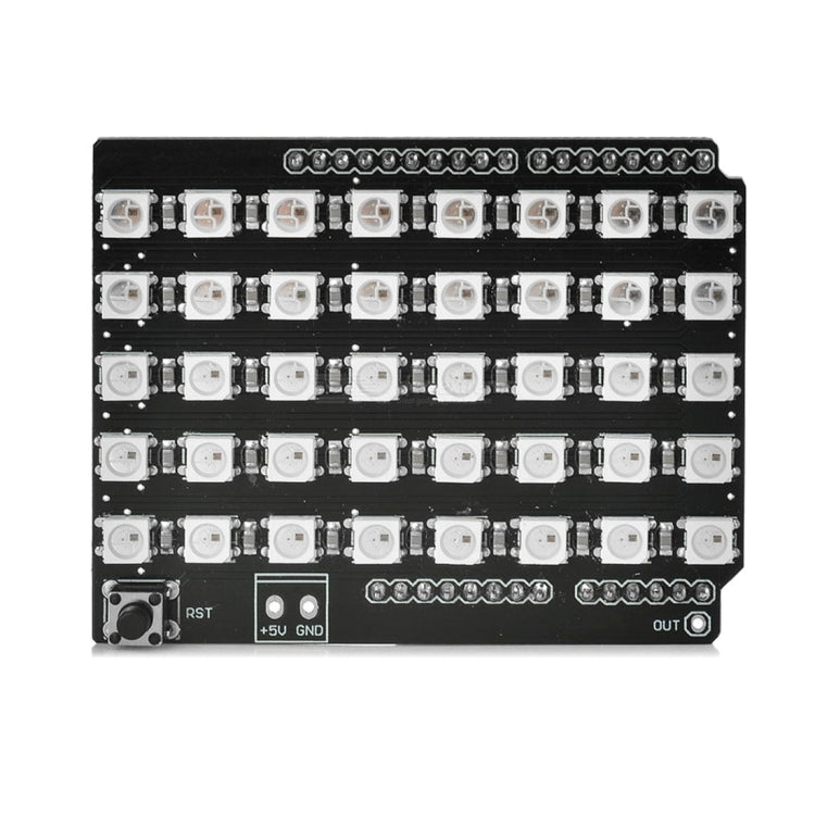 LDTR - ZK0001 Full Color Rainbow RGB Expansion Module for Arduino UNO / Serial 5050 Development Board