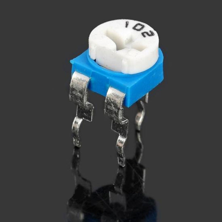 5 PCS 0.1W 50V Horizontal 102 1K Ohm Adjustable Resistor